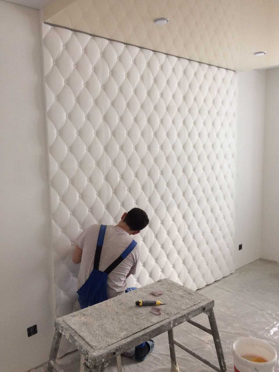 Монтаж гипсовых 3д панелей - wallpanels.ru