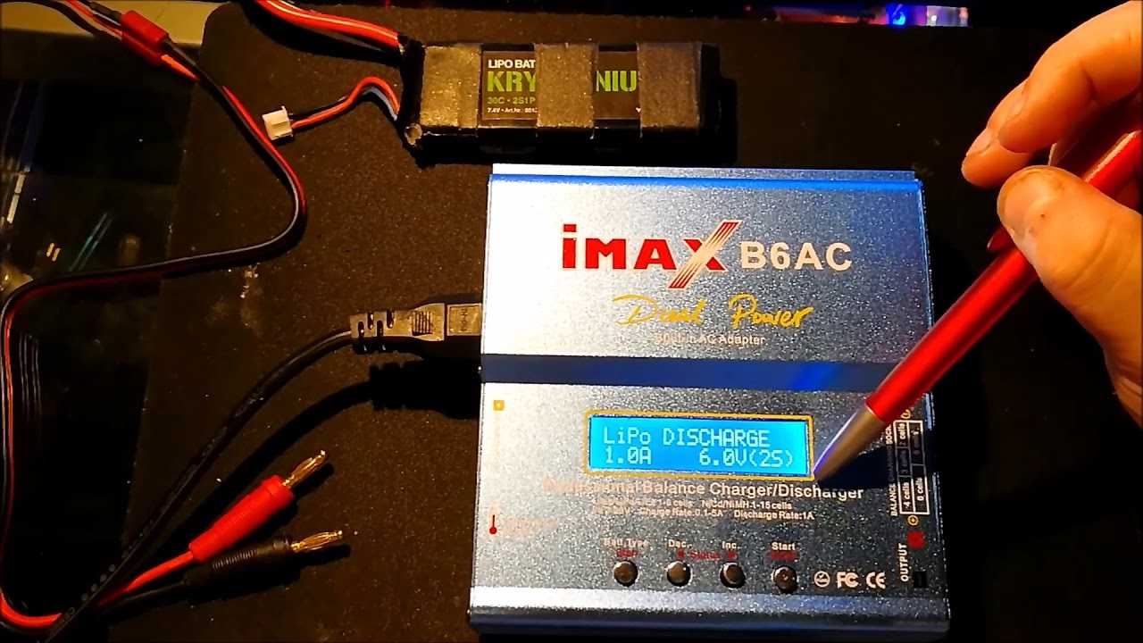 Зарядка свинцового аккумулятора imax b6