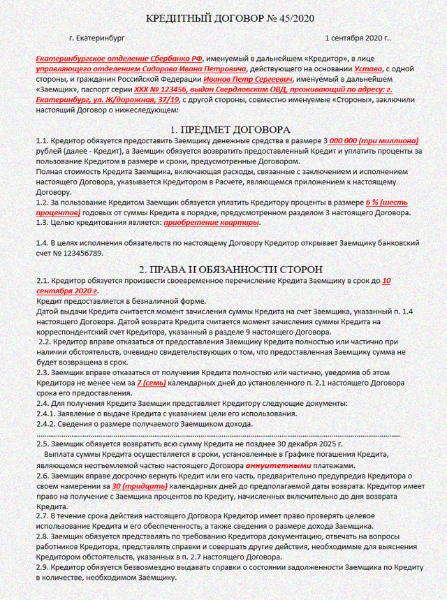 Займ денег у банка – что включает классический кредит