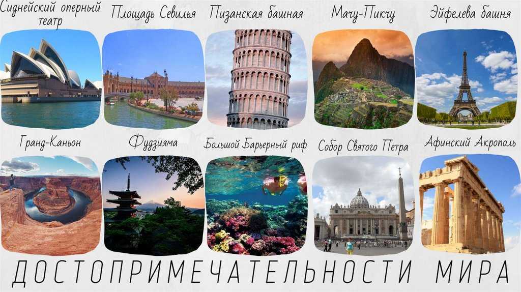 Основные достопримечательности вены