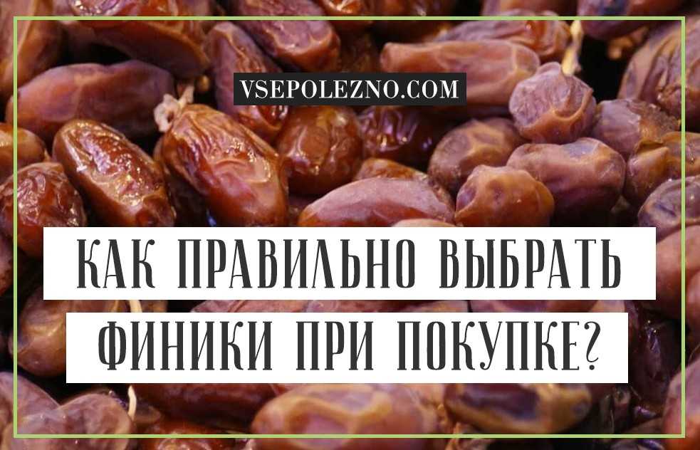 Как правильно выбрать финики с наибольшей пользой?