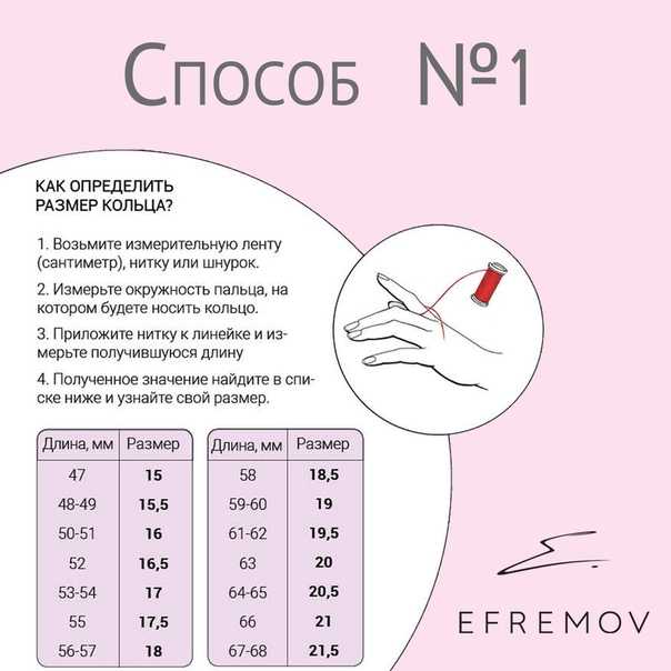 Как определить размер кольца, который вам подойдет