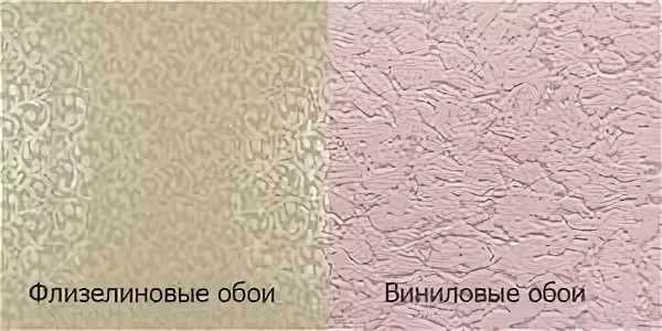 Как отличить обои: в чем внешне разница между флизелиновым, бумажным и виниловым покрытием и какое из них лучше под покраску?
