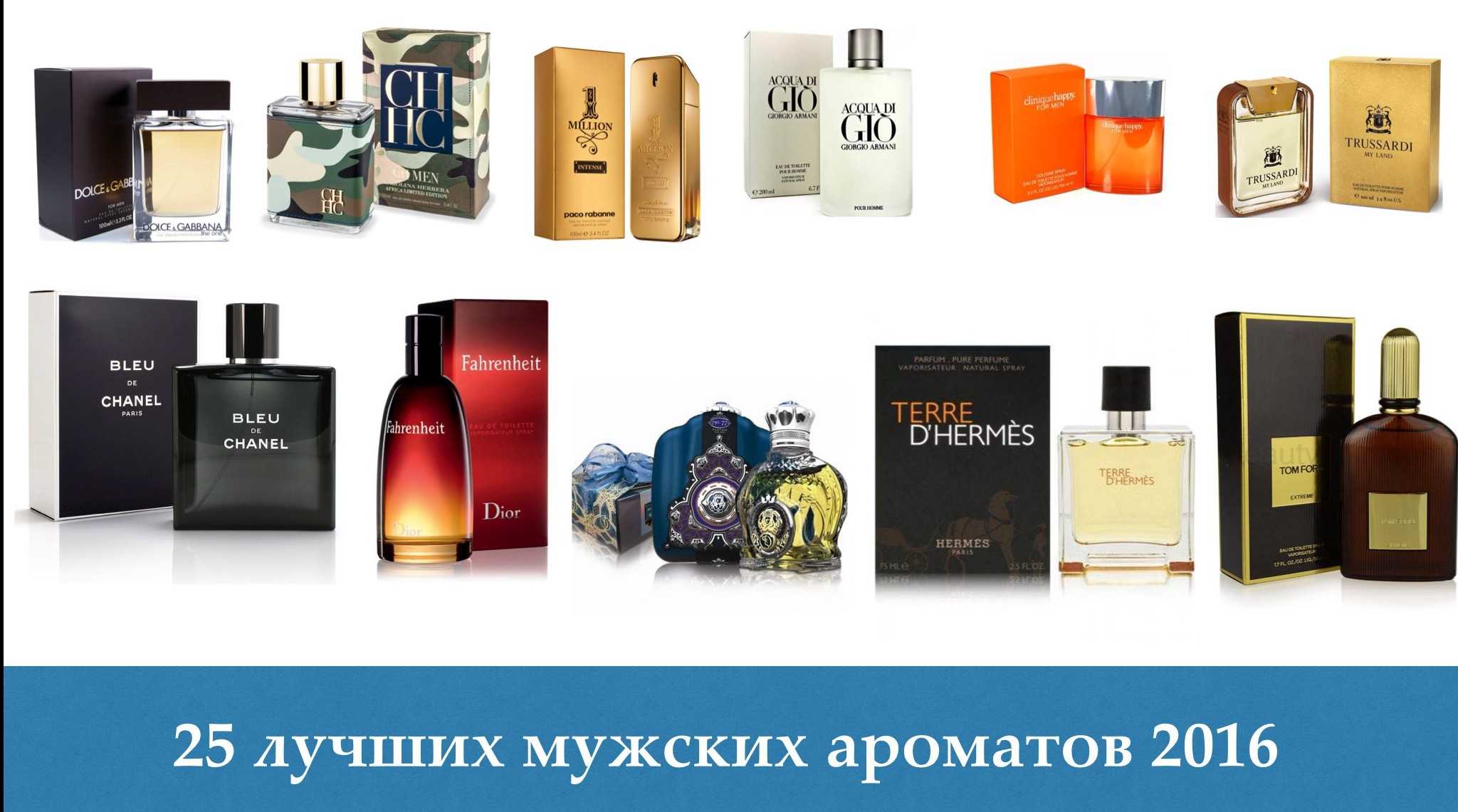 Обзор и рейтинг самых стойких мужских духов, собравшие лучшие отзывы в интернете В подборку попали глубокие вечерние и свежие дневные ароматы, которые подчеркнут характер его носителя